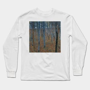 Beech Grove I by Gustav Klimt Long Sleeve T-Shirt